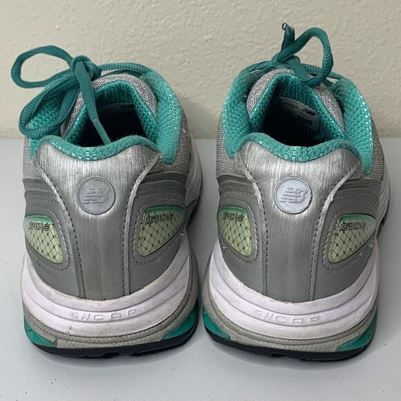 New Balance 1540 V2 W1540SG2 Silver Gray Teal Athletic Shoes Women’s 8 Roll Bar - Picture 5 of 8
